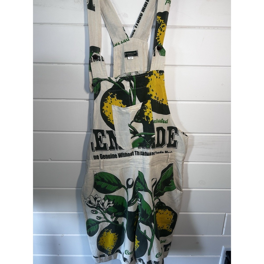 Boho Hippie CottageFeed Sack Overalls Romper 100% Cotton Preshrunk NWT One Size